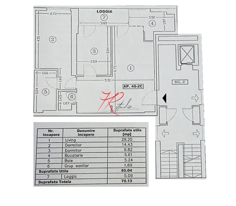 Calarasi, vanzare apartament 3 camere, mobilat.